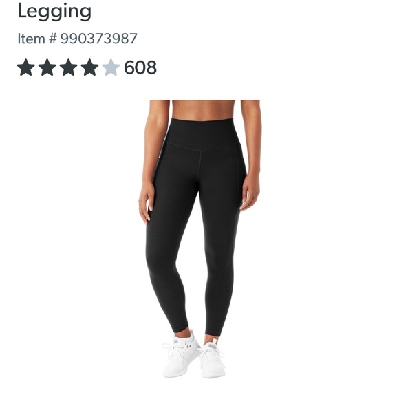 EUC Members Mark High Rise Ankle Leggings - Picture 10 of 10